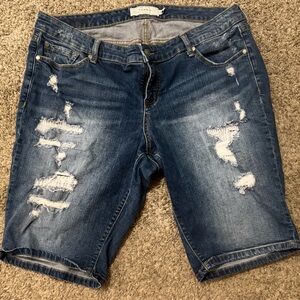Torrid jean short size 18